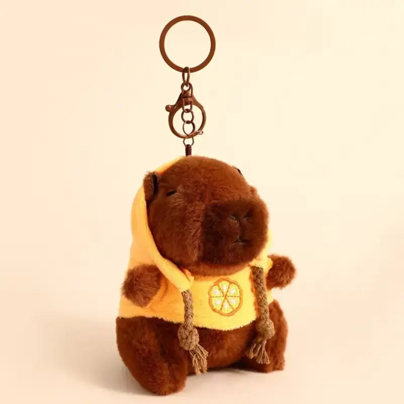 porte clé capybara - Jaune