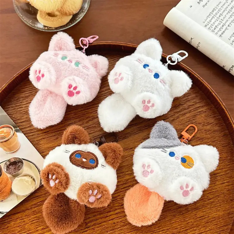 porte clé chat peluche