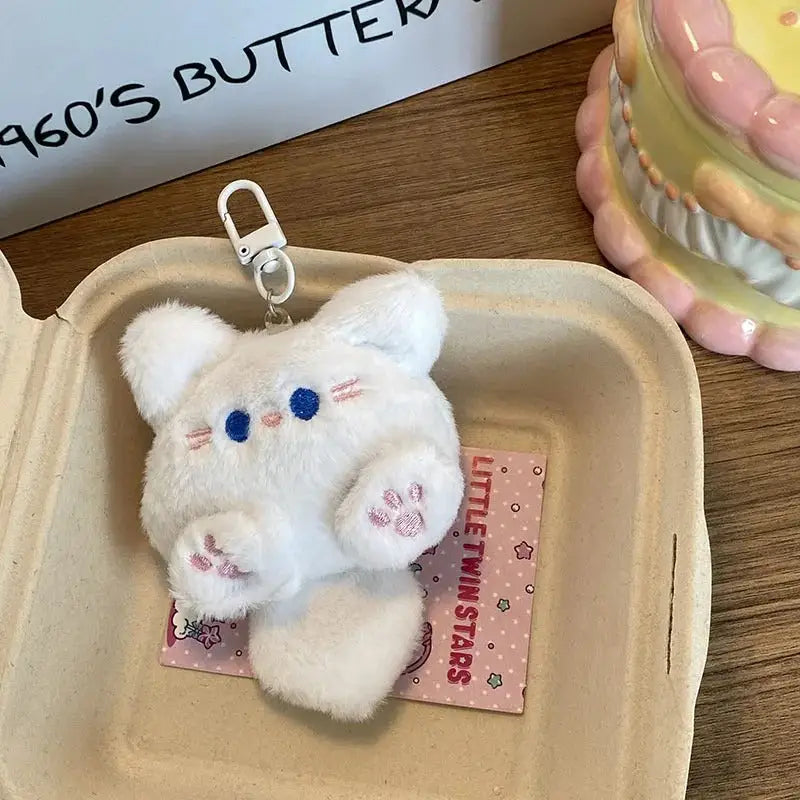 porte clé chat peluche