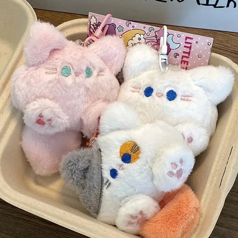 porte clé chat peluche
