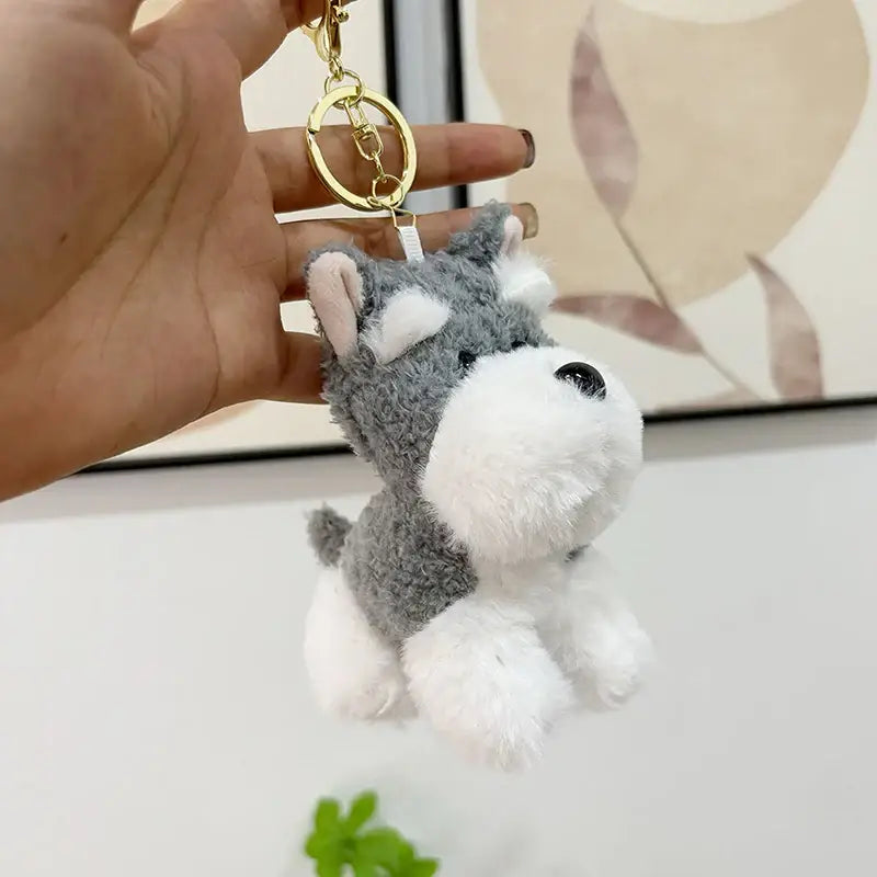 porte clé chien peluche