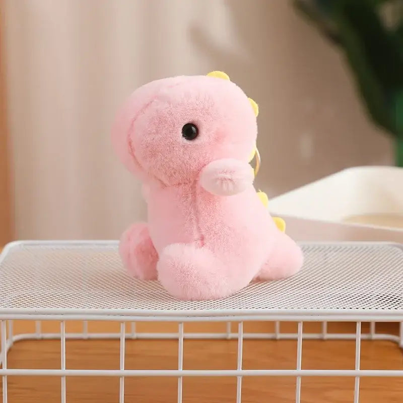 porte clé dinosaure - Rose