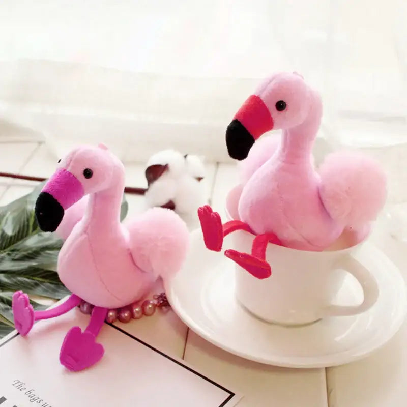 porte clé flamant rose