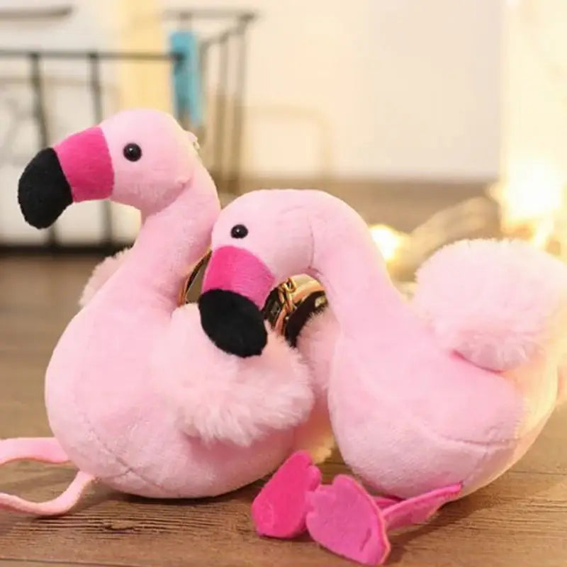 porte clé flamant rose