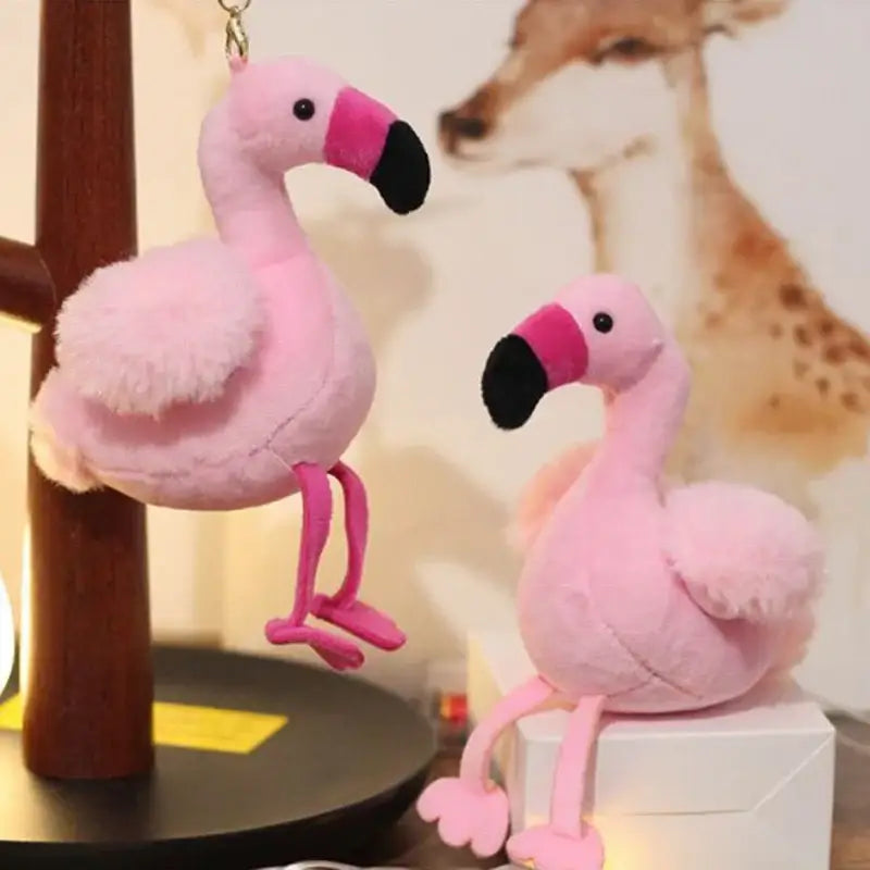 porte clé flamant rose