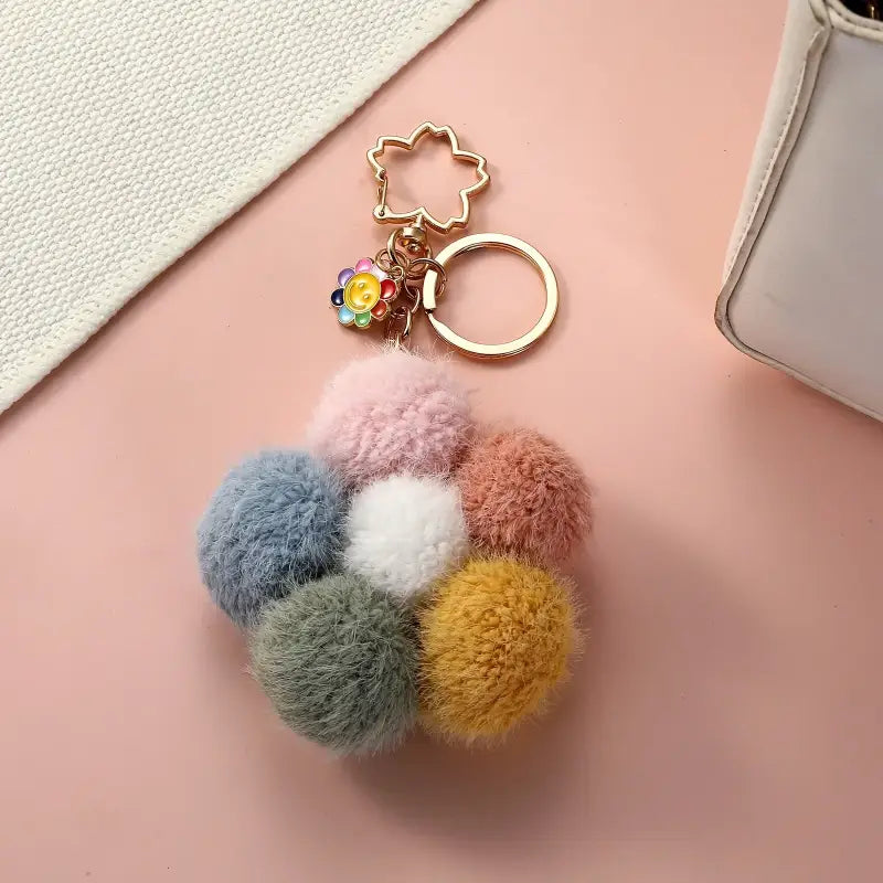 porte clé fleur
