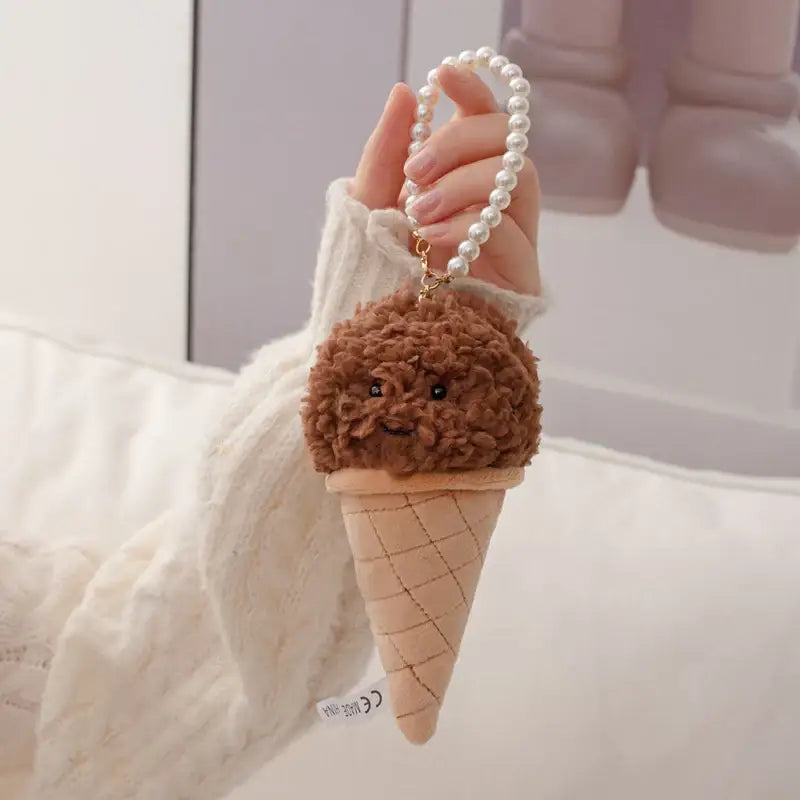 porte clé glace - Brun