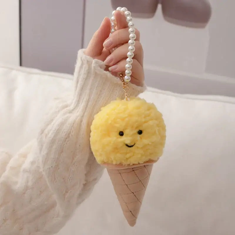 porte clé glace - Jaune