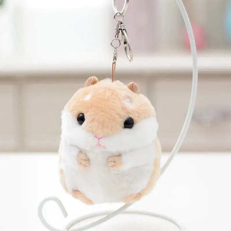 porte clé hamster - Orange