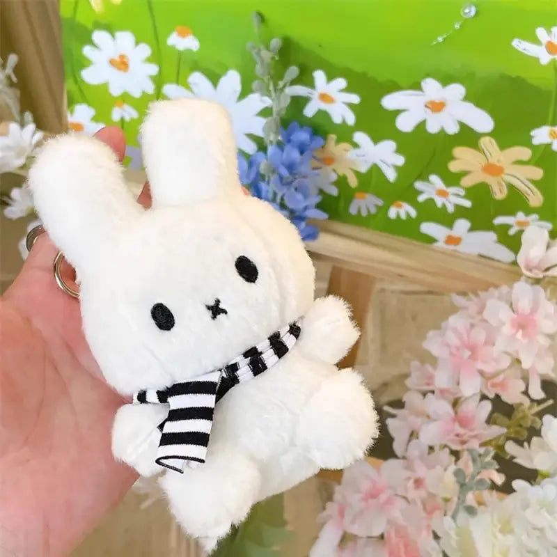 porte clé lapin peluche