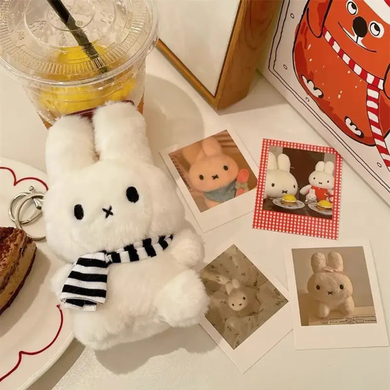 porte clé lapin peluche