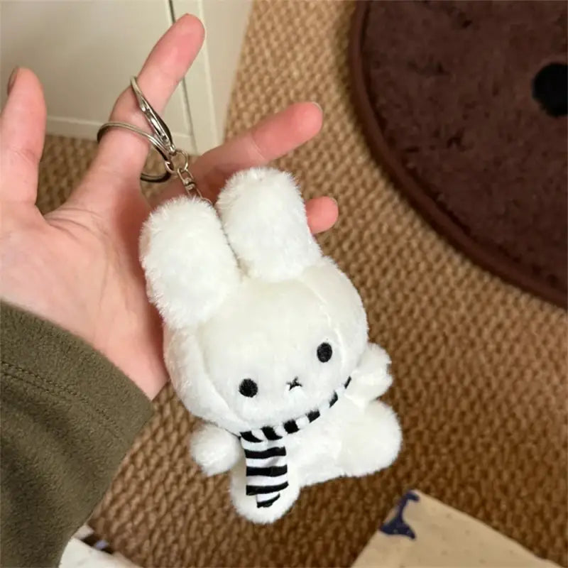 porte clé lapin peluche