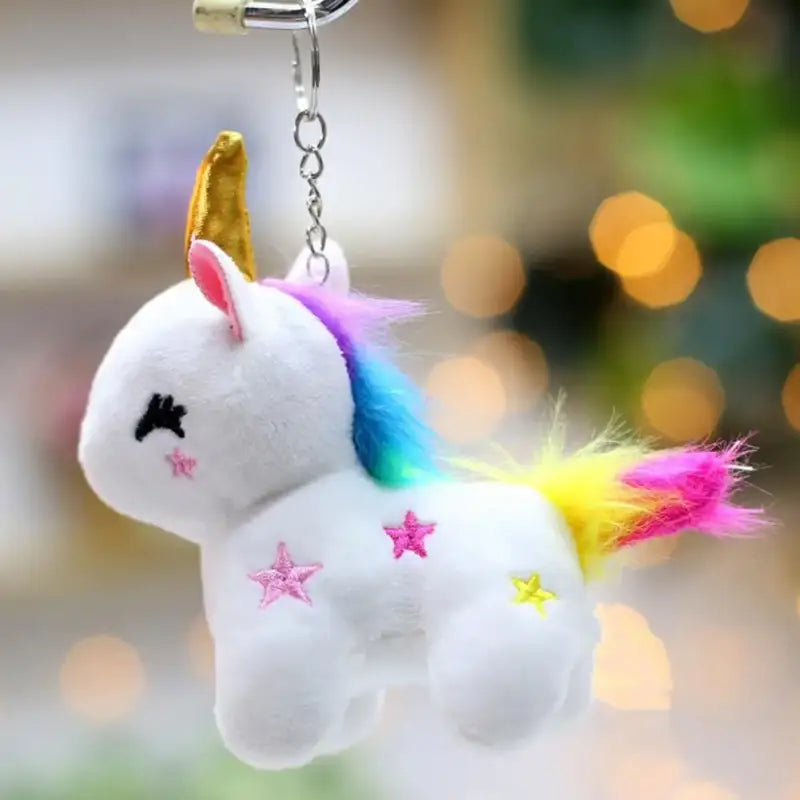 porte clé licorne - Blanc