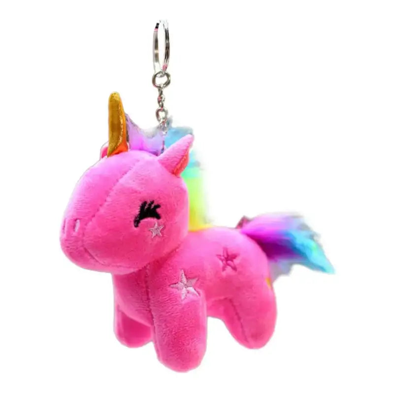 porte clé licorne - Rose