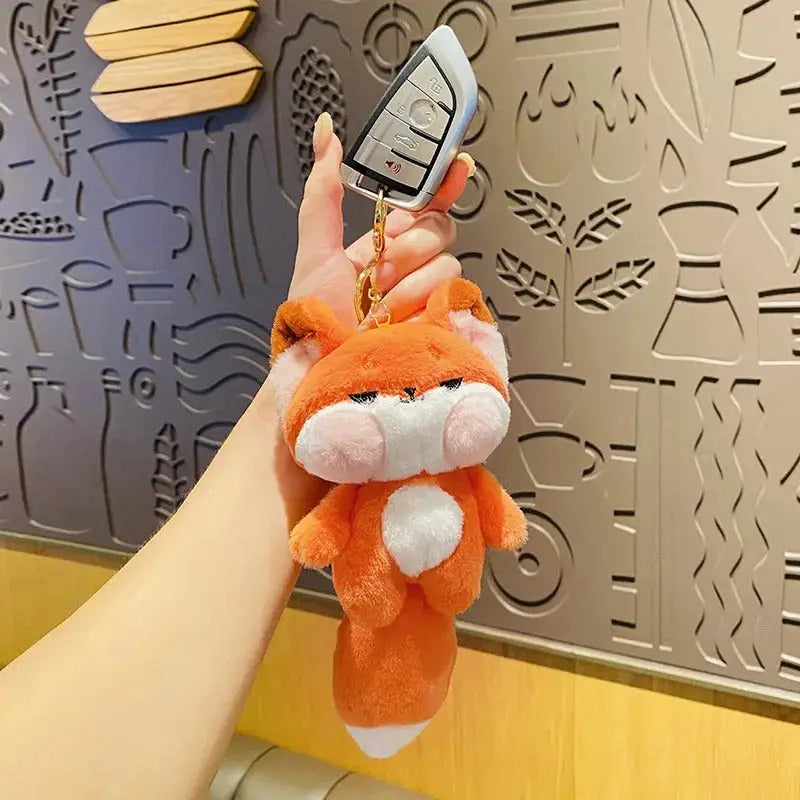 porte clé renard peluche