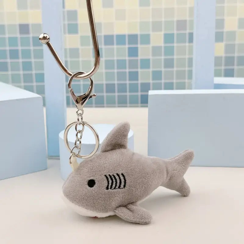 porte clé requin - Gris