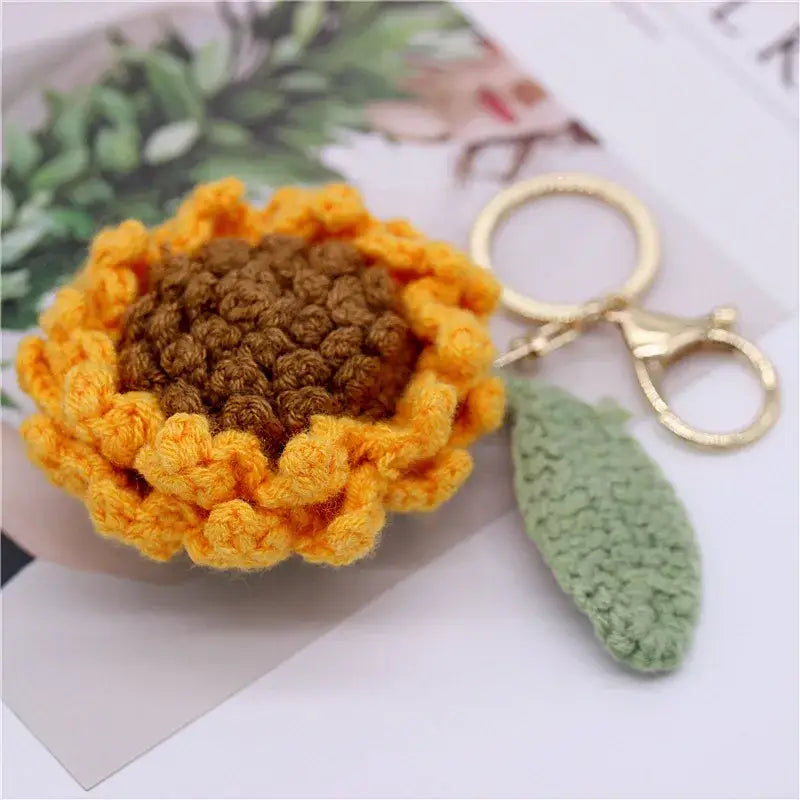 porte clé tournesol