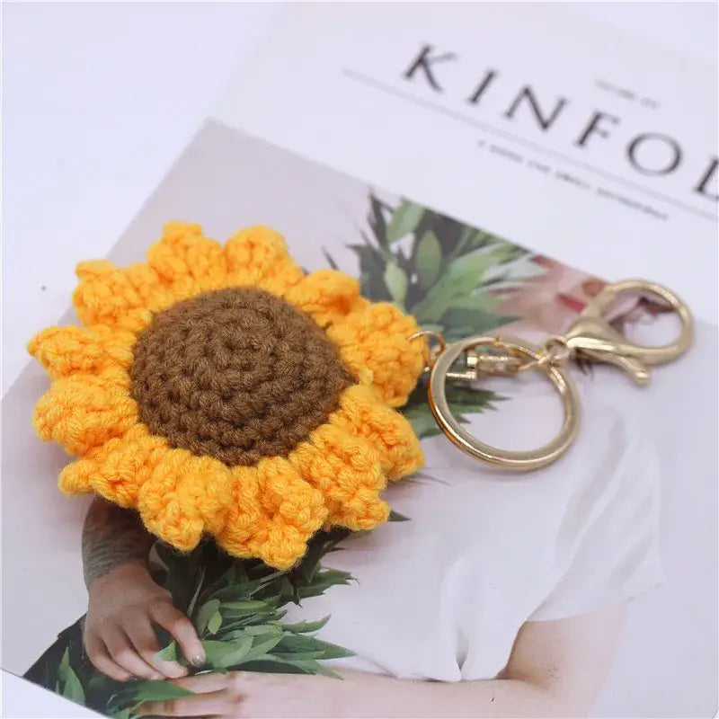 porte clé tournesol