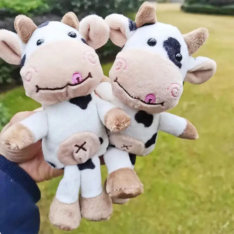 porte clé vache peluche