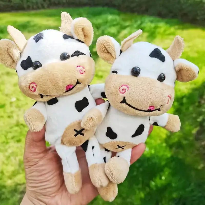 porte clé vache peluche