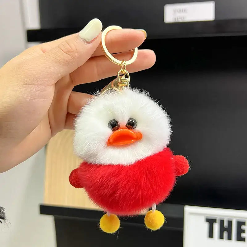 porte clés canard - Rouge