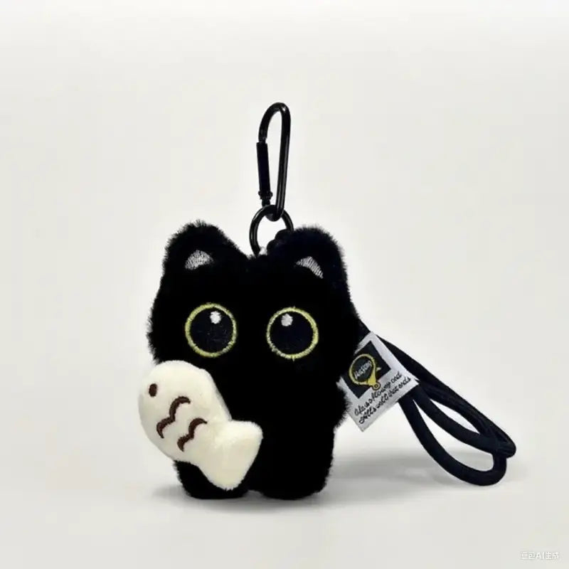 porte clés chat - Noir