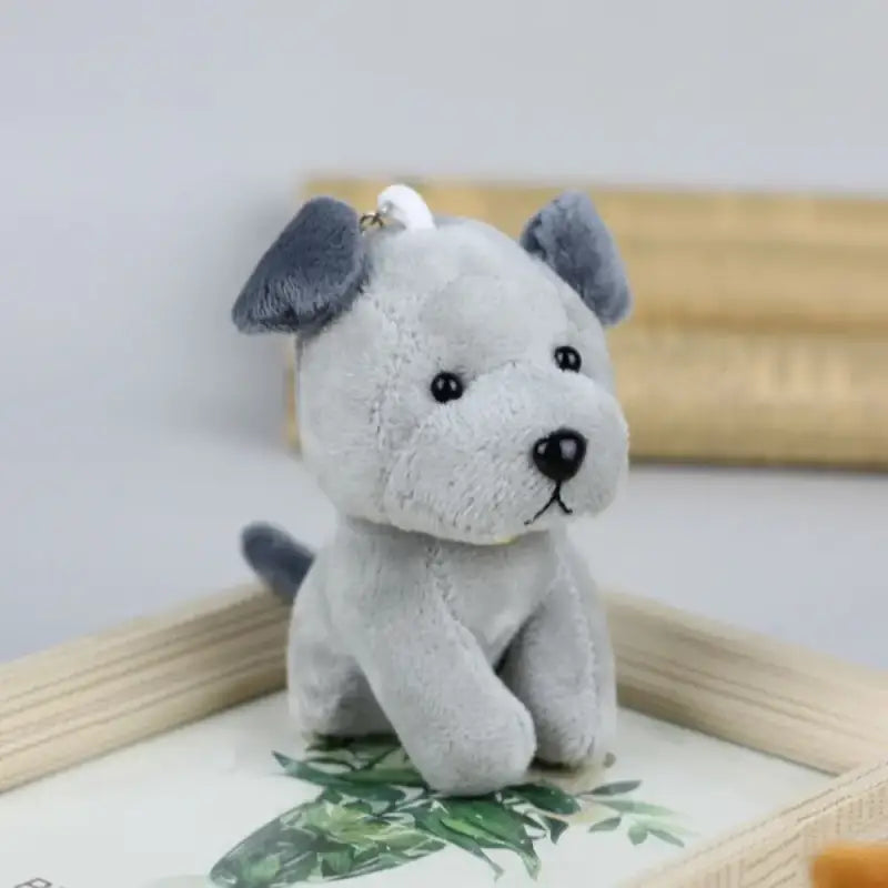 porte clés chien - Gris