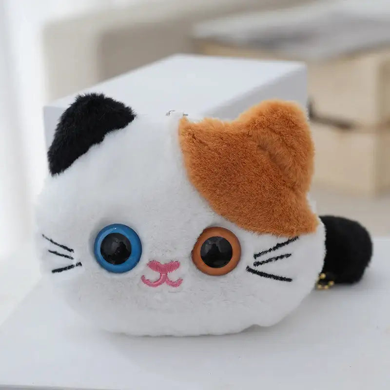 porte monnaie chat - Blanc