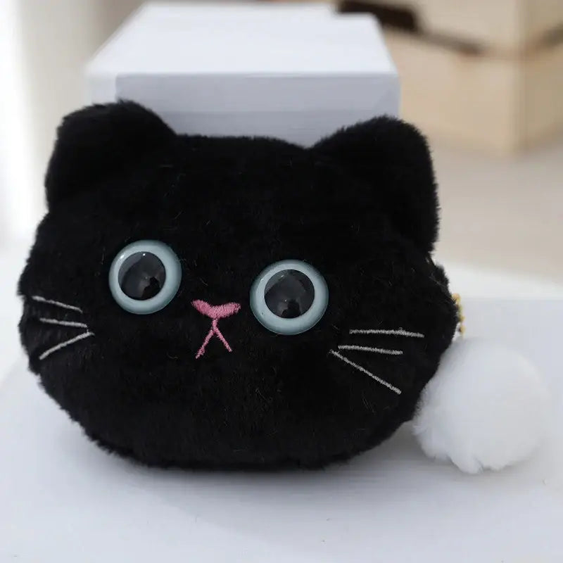 porte monnaie chat - Noir