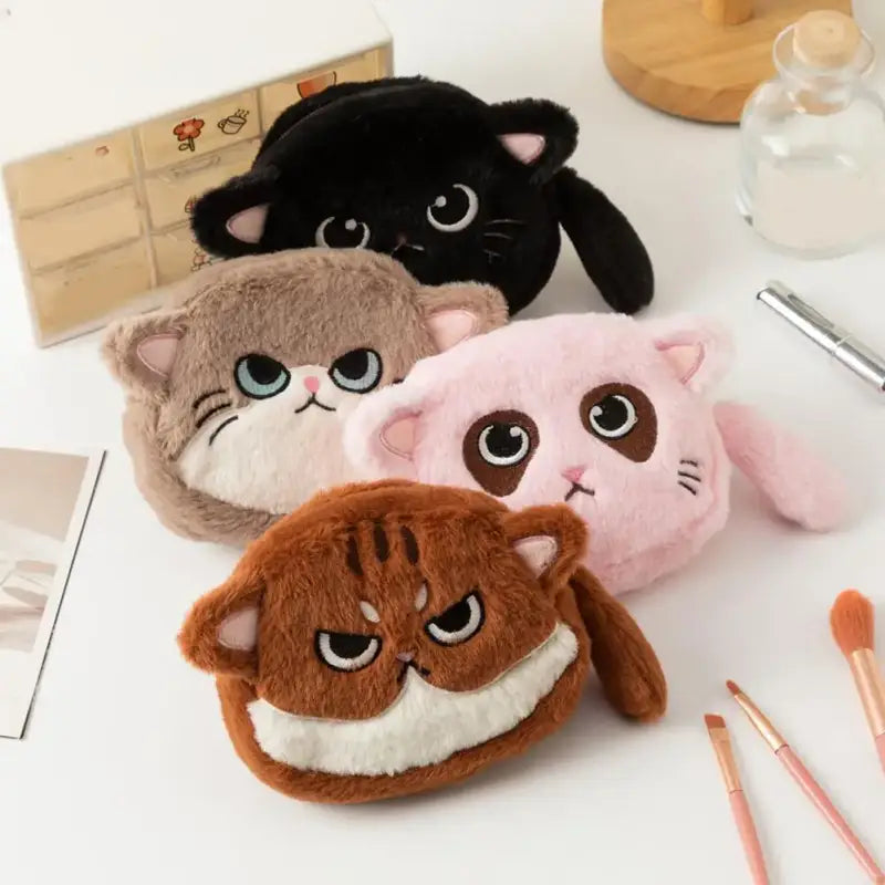 porte monnaie femme chat