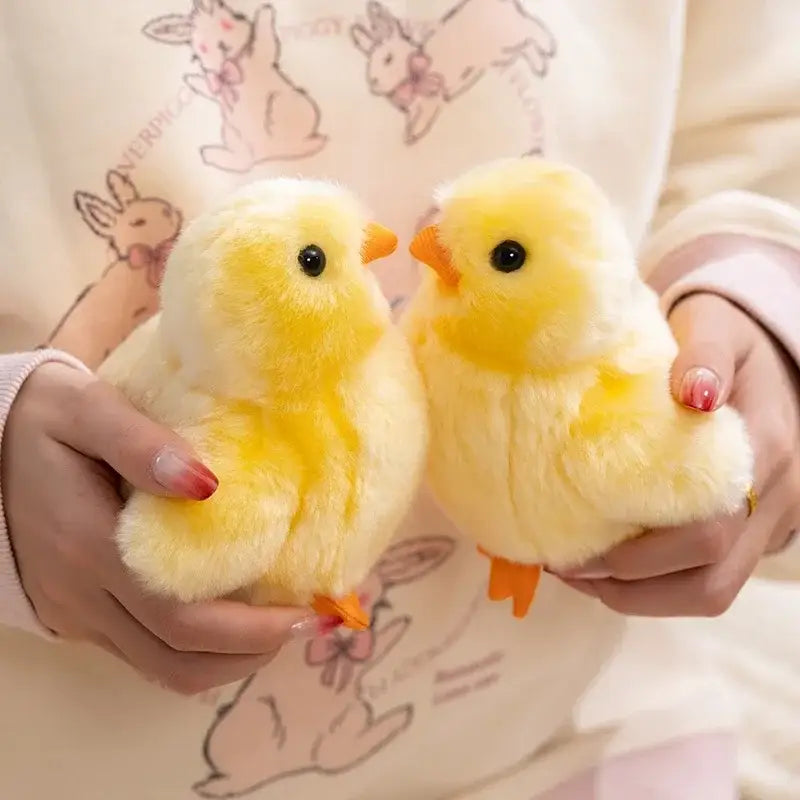 poussin en peluche