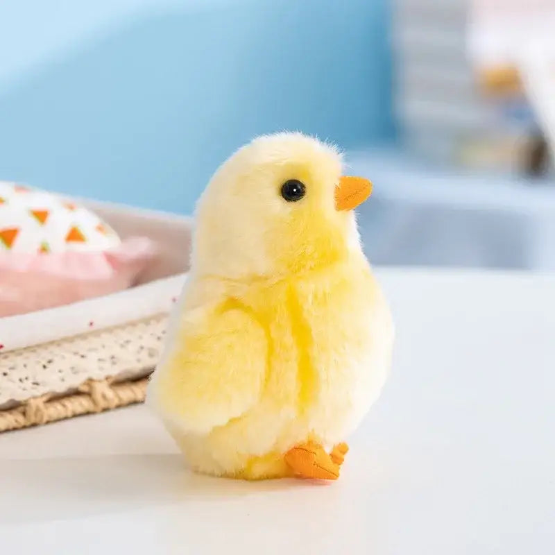 poussin en peluche