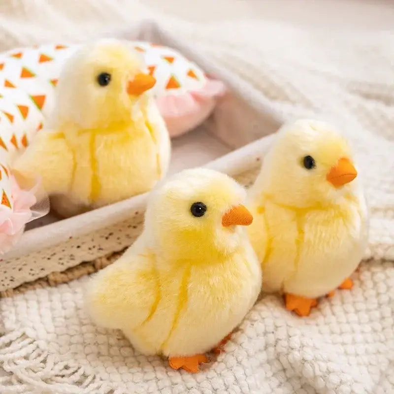 poussin en peluche