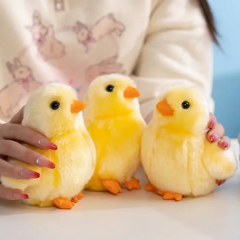 poussin en peluche