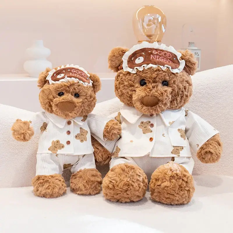 pyjama ours en peluche