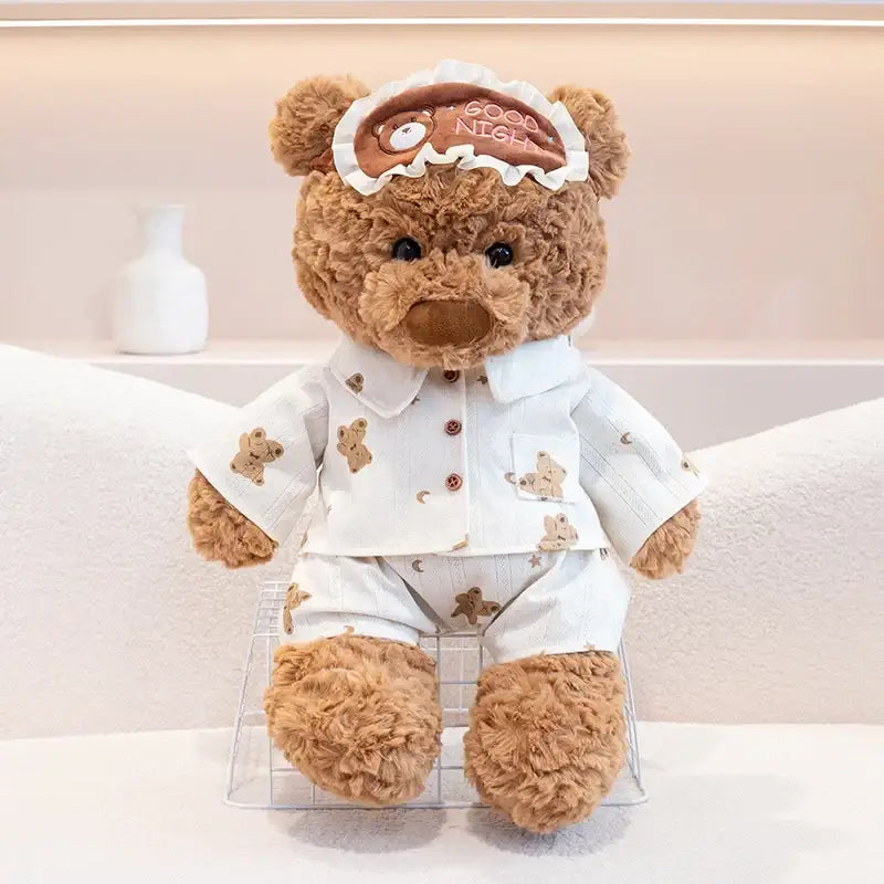 pyjama ours en peluche