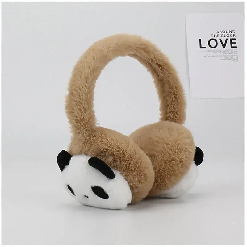 cache oreille panda - Brun