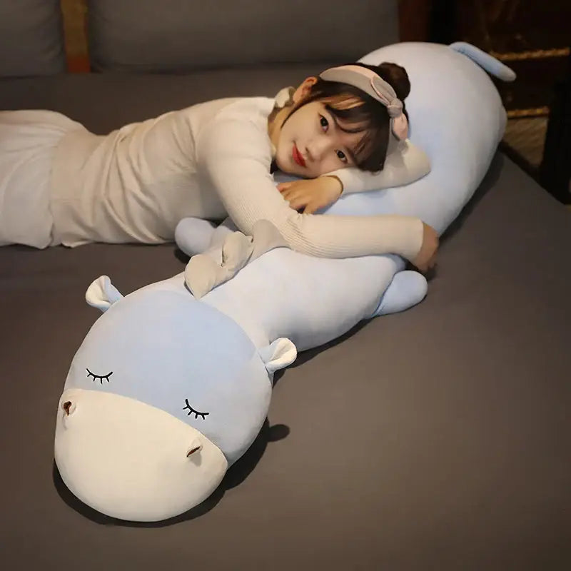 hippopotame geant peluche