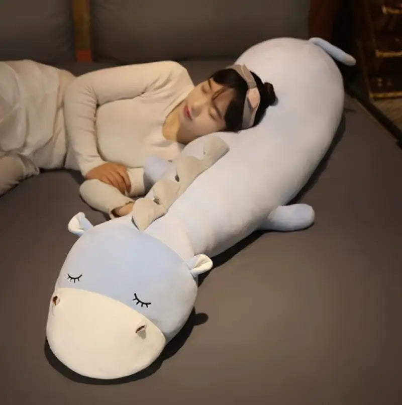 hippopotame geant peluche