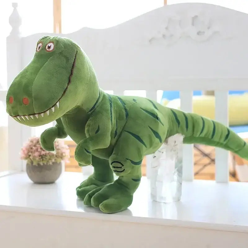 Régis le T-Rex - Vert / 55cm - Peluche T Rex