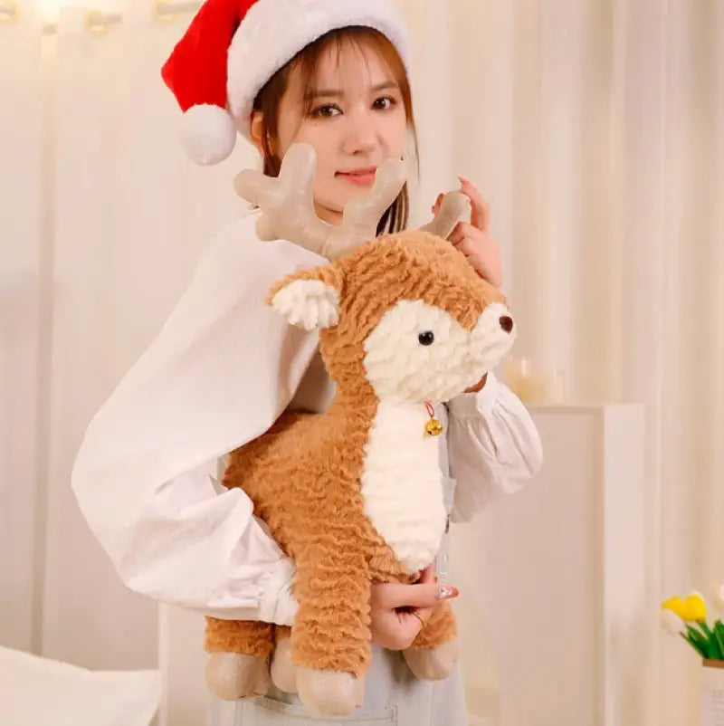peluche renne du pere noel