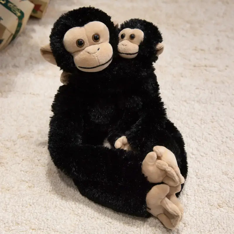 peluche gorille vintage - Mère et Enfant