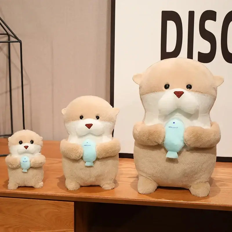 bebe loutre peluche