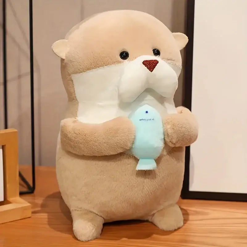 bebe loutre peluche