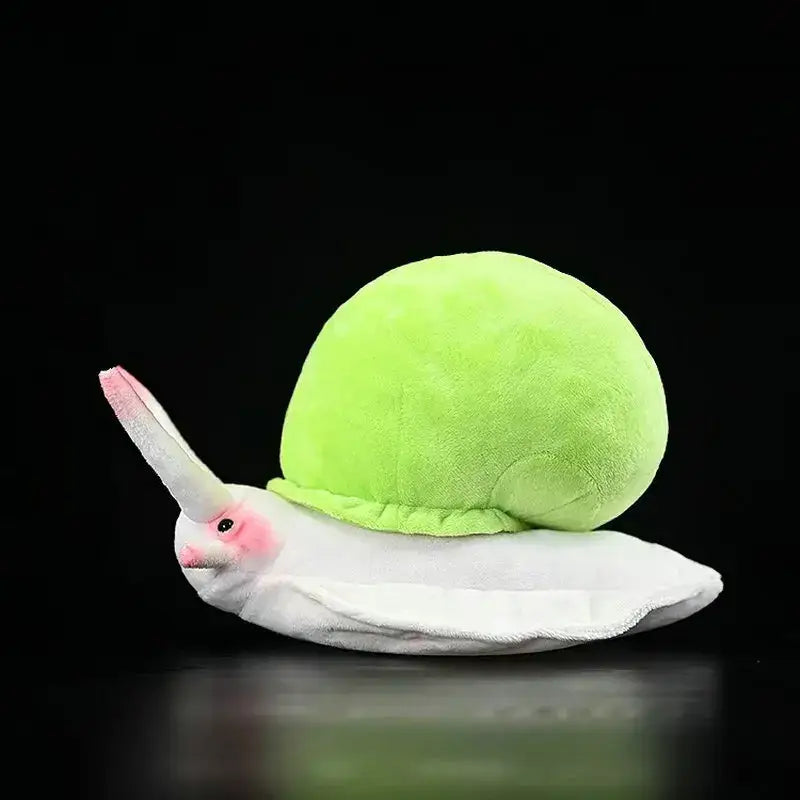 peluche escargot vert