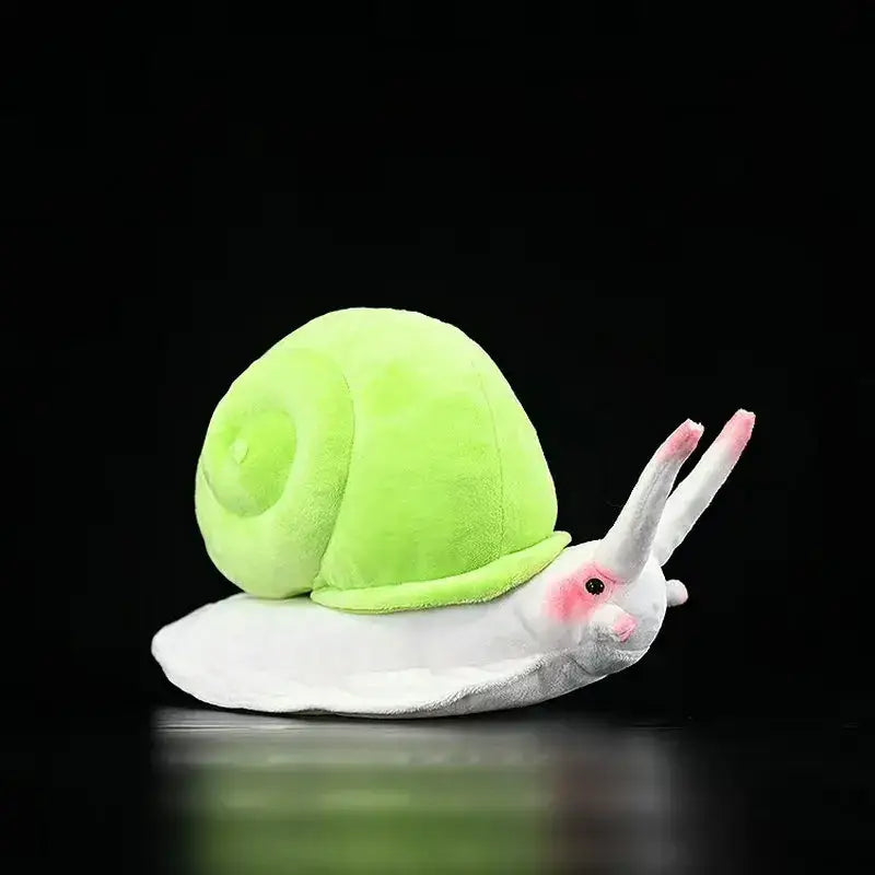 peluche escargot vert
