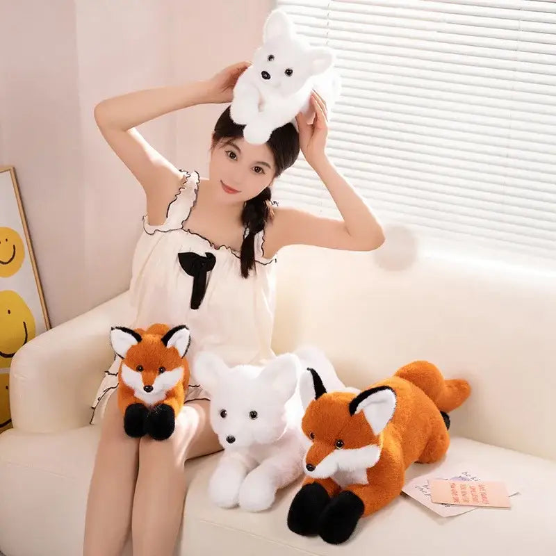 grosse peluche renard