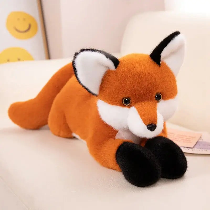 grosse peluche renard - Orange / 45cm