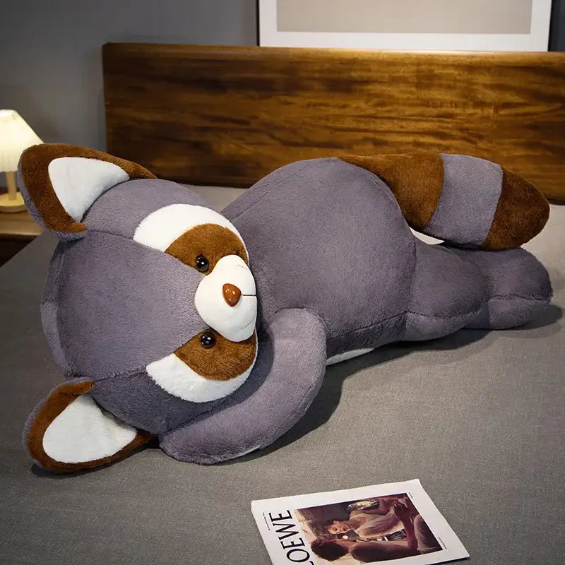 peluche de raton laveur - Gris / 55cm