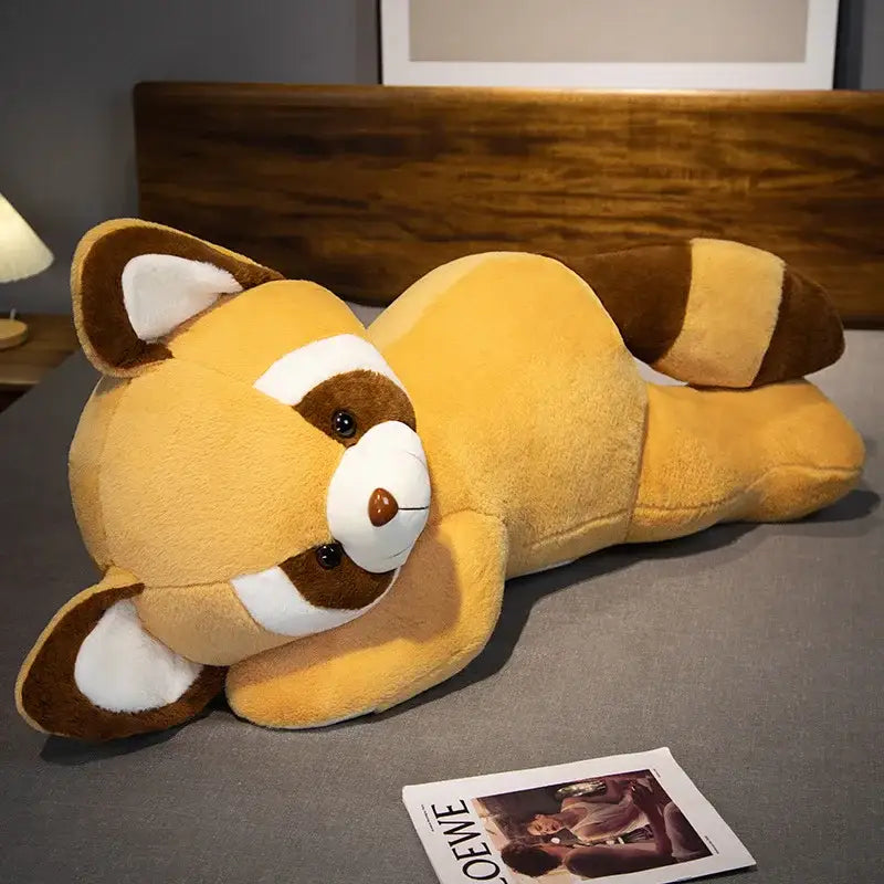 peluche de raton laveur - Jaune / 55cm